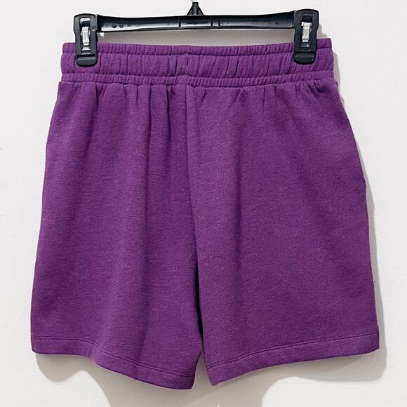 NWT: Spring & Mercer - Women's Purple, Drawstring, Fleece, Sweat Shorts (size S) - Picture 2 of 3
